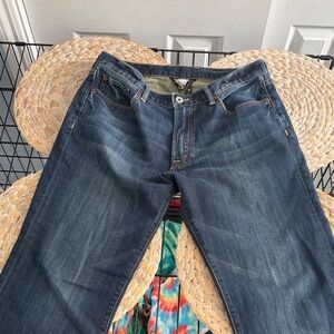 Lucky Brand Men's Dark Blue Straight Jeans